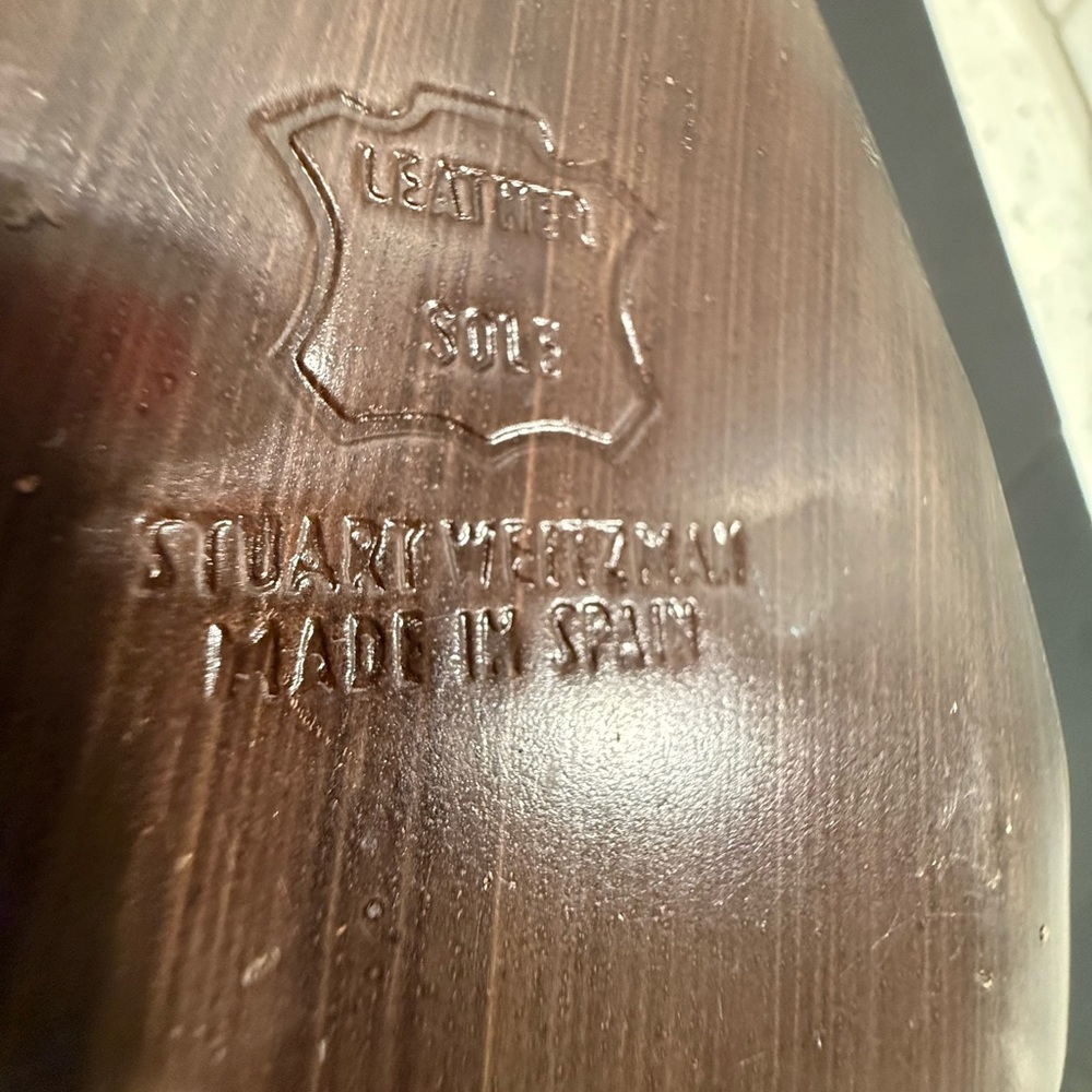 Stuart Weitzman Python Pumps Brown Snakeskin Buck… - image 8